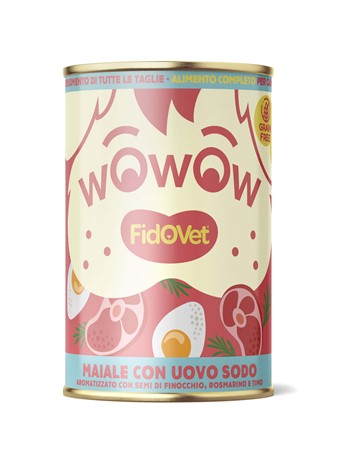 Fidovet, WOWOW, Puppy , pork & eggs, 400 g
