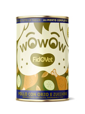 Fidovet, WOWOW, Senior, chicken, barley & courgettes, 400 g