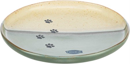 Skål, keramik, 0,2 l/ø 16 cm, grön/beige
