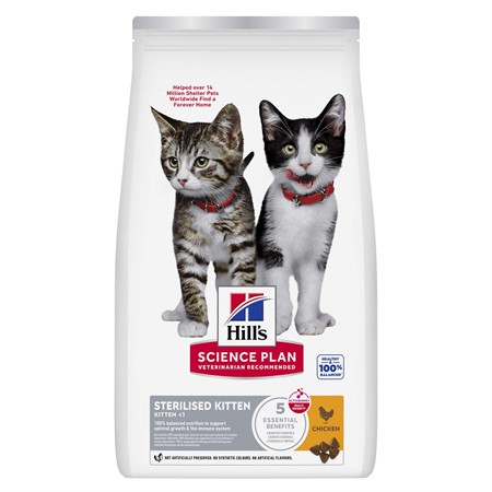 Hills Feline Sterilised Kitten Chicken 10kg
