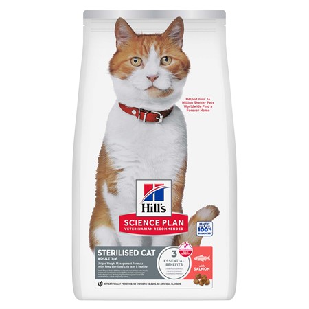 Hills Feline Adult Sterilised Salmon 15 kg