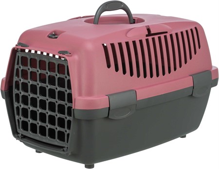 Transportbur Capri 1, XS: 32 × 31 × 48 cm, mörkgrå/antikrosa