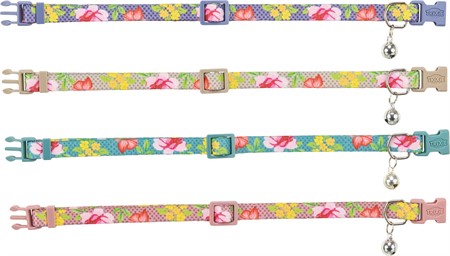 Katthalsband, blommor, 20-34 cm/10 mm