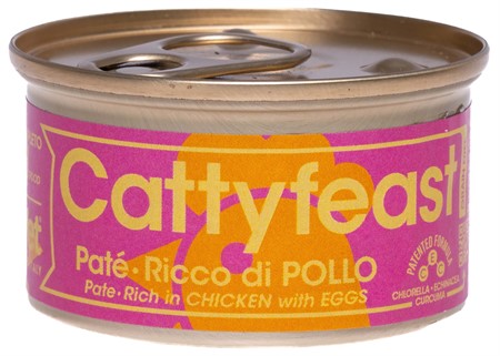Fidovet CattyFeast Kitten, paté, chicken & eggs, 85 g