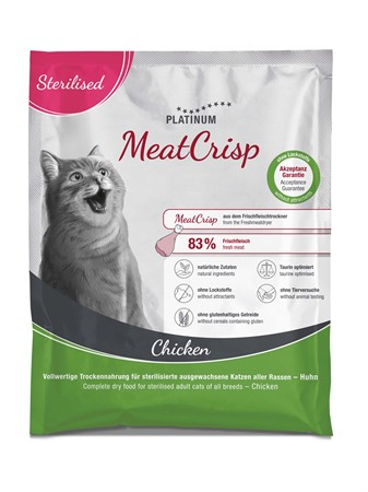 Prov, Platinum Cat MeatCrisp Sterilised Chicken , 50 g
