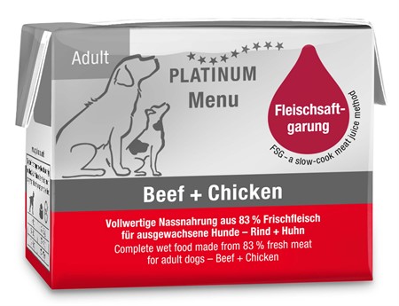 Platinum MENU Beef+Chicken 90 g