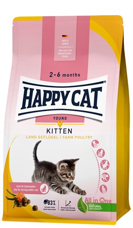 HappyCat Kitten fågel, 1,3 kg