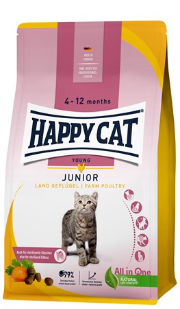 HappyCat Junior fågel, 4 kg