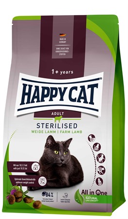 HappyCat Adult sterilised, lamm, 1,3 kg