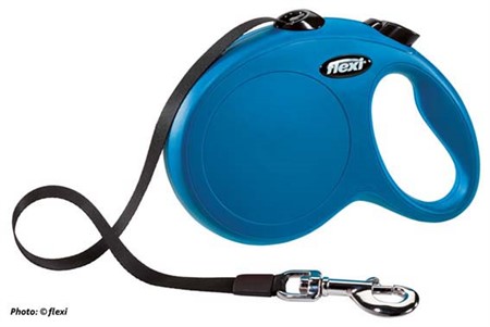 flexi New CLASSIC, L:5 m band, blå