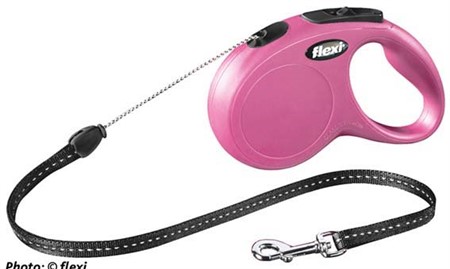 flexi New CLASSIC, S: 5 m rep, rosa