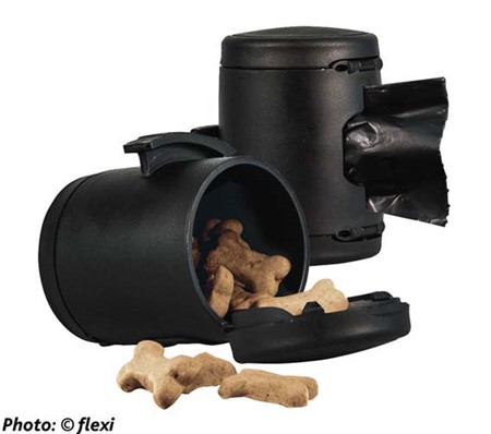 flexi Multibox, ø 5 × 7 cm, 1 rulle x 20 påsar, svart