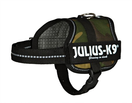 Julius-K9® Powersele, Baby 2/2XS: 33-45 cm, camouflage