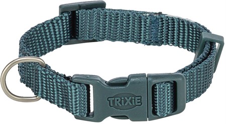 Premium halsband, XS-S: 22-35 cm/10 mm, petrol