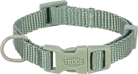 Premium halsband, XS-S: 22-35 cm/10 mm, sage