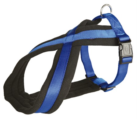 Premium touring sele, XS/S: 30-55 cm/15 mm, blå