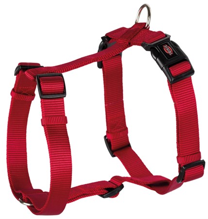 Premium H-sele, XXS: 20-30 cm/10 mm, röd