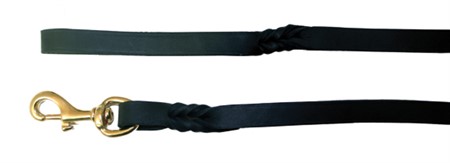 Koppel råläder Mässing 12/180 Svart