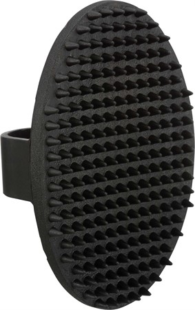 Massagekarda, oval, gummi 8×13 cm