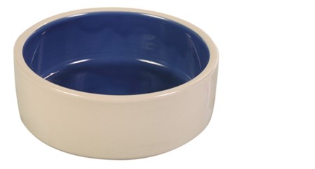 Keramikskål Vit/Blå 1,2 L 18 cm