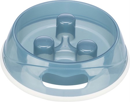 Matskål Slow Feed plast, 0,9 L 23 cm