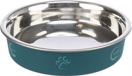 Matskål för kortnosiga katter, rostfri,0.25 l/ø 13 cm