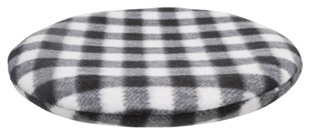 Värmedyna för microvågsugn,ø 26 cm, svart/vit