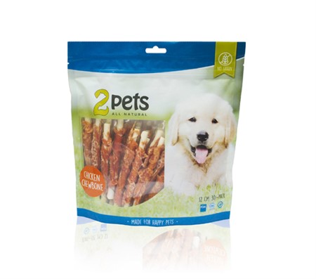 2pets Tuggpinne m kycklingfilé 12cm 30-pack, 400g