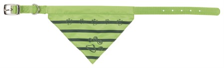 Halsband med scarf, nylon,XS: 19-24 cm/10 mm, äpple