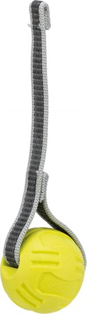 Sporting boll med strap, TPR, ø 6 cm/20 cm, lime