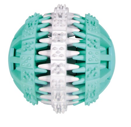 Denta Fun, boll m mintsmak, naturgummi, ø 7 cm