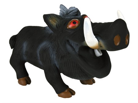 Vildsvin m originalljud, latex, 18 cm