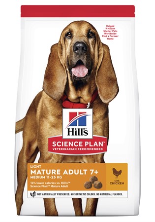 Hills Canine Mature Light  MED Chicken 2.5kg