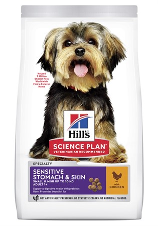 Hills Canine Adult Sen.Stomach&Skin S&M Chicken 6kg