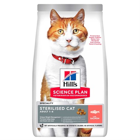 Hills Feline Adult Sterilised Salmon 3kg