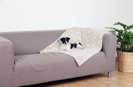 Kenny filt, plysch 100 x 75 cm, beige