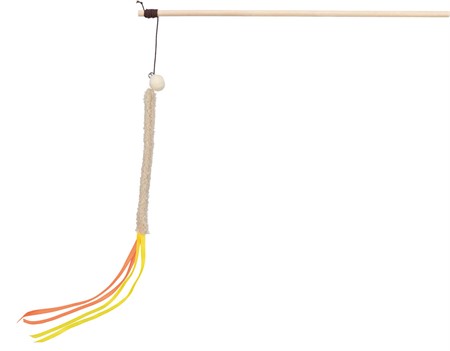 Kattvippa med plysch/plastband, 40 cm