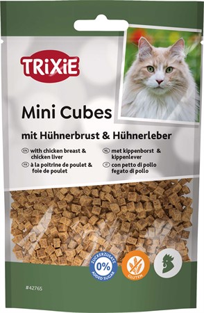 Mini Cubes med kycklingbröst och kycklinglever, 50 g