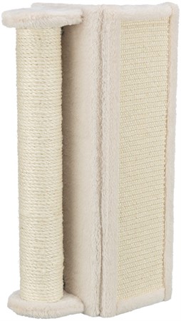 Klösbräda hörn med sisalrulle, 15×50×15 cm, beige