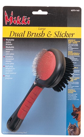 Borste Mikki Dual dubbel stor