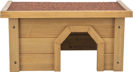 Smådjurshus, 40 × h20 × 28 cm, brun