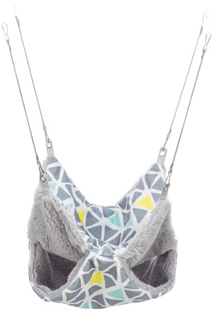 Sunny hammock 2-vånings, hamster, 30 × 30 cm, multifärgad/grå