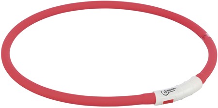 JP, Flash light ring USB, silikon, XS-XL: 70 cm/ø 10 mm, salmon