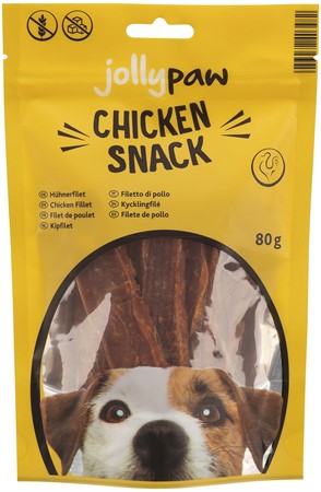 JP, Chicken Snack, kycklingfilè, 80 g