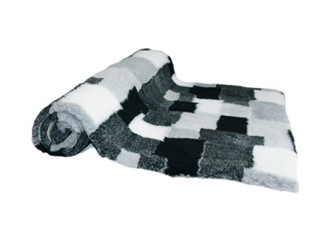 Maxifällen antiglid 100x75 cm Patch sv/grå/vit