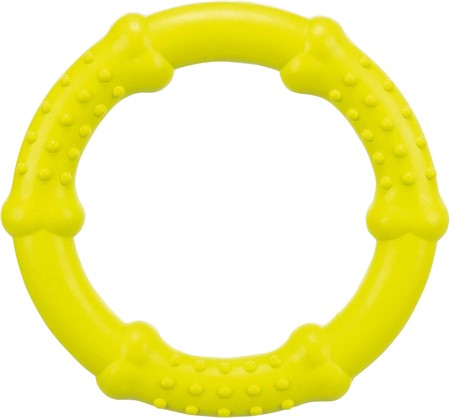 Ring, naturgummi flytande ø 15 cm, lime