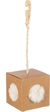 Bomaterial Kapok i kartong, 9 × 9 × 9 cm, 6 g