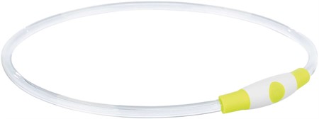 Flash light ring USB, L-XL: 65 cm/ø 8 mm, grön