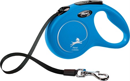 flexi New CLASSIC , S: 5 m band, blå