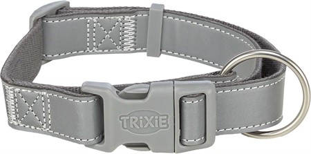 (BV)Premium Reflect halsband, XS-S: 25-35 cm/20 mm, grafit